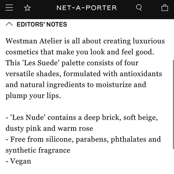 Brand New in Box Westman Atelier Lip Suede Lipstick Palette in Les Nudes - Picture 7 of 8